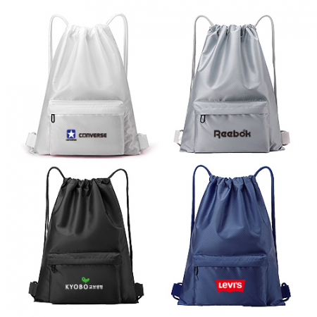 앞포켓 스트링 짐색가방 백팩 H453 #2