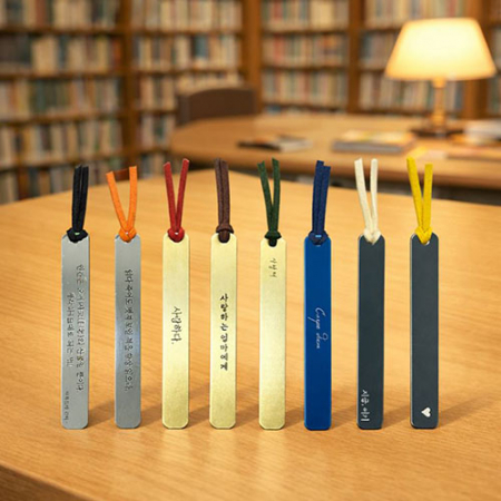 스트링 타이 각인 금속 책갈피 슬림 기념품 판촉물 #2