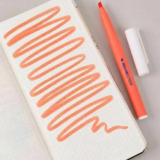 소프트톤 하이라이터 공부 업무 표시 펜 묶음 #2