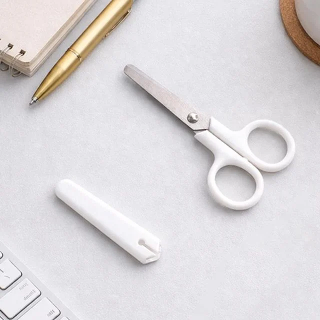 안전캡 미니 가위 컴팩트 파우치에 쏙 휴대용 가위 #2