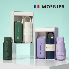 모스니에 5단암막6K우산 루프텀블러450m세트+싸바리케이스