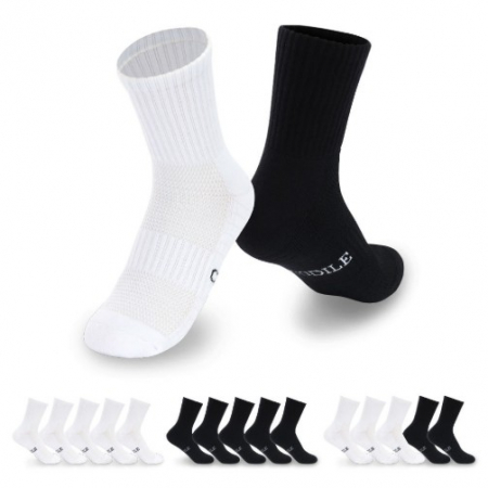 크로커다일 런닝 3올 메쉬 쿠션 압박 중목 양말  CD379 CD380 #2