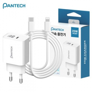 팬택 GaN PD 20W 1포트 고속충전기(Cto8 케이블 포함)