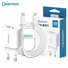 팬택 GaN PD 20W 1포트 고속충전기(45w 2m  CtoC 케이블 포함)