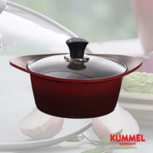 독일쿠멜 인덕션겸용IH 세라믹코팅 양수냄비레드20cm