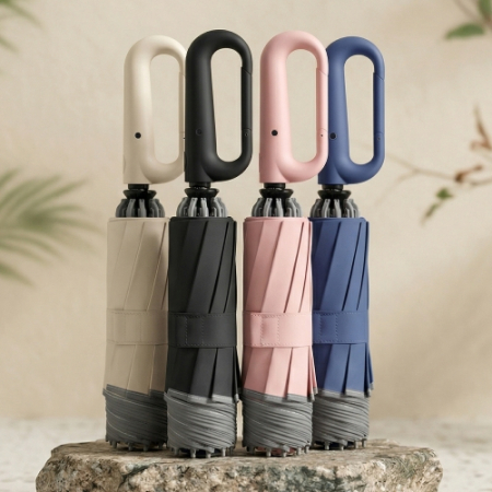 온스 우양산 파스텔 카라비너 리버스 3단 자동우산 UM905 #2