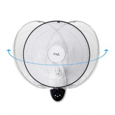 벽걸이 선풍기 리모컨 5엽날개 3단풍속 타이머 7.5시간 가정용 업소용