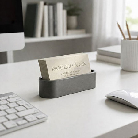 메탈 라운딩 카드 명함꽂이 수납 정리 #2