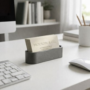 메탈 라운딩 카드 명함꽂이 수납 정리