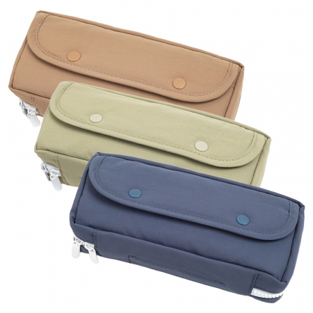 포포팬시 저소음 포켓 3단 펜 파우치 초등학생필통 대용량필통 파우치필통 #2