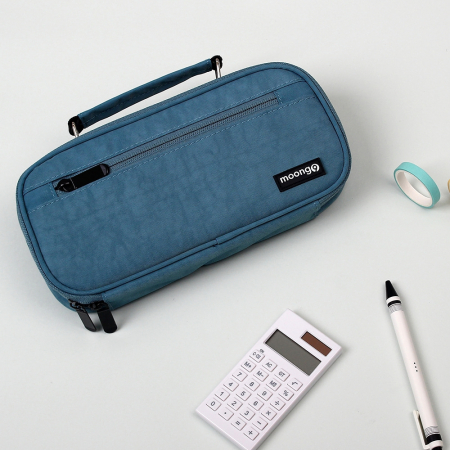 포포팬시 빈티지 워싱 손잡이 펜 파우치 초등학생필통 대용량필통 파우치필통 #6