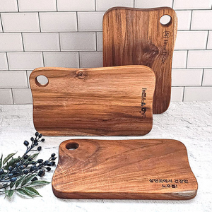 백야드 티크사각 도마(소)