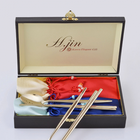 H.jin현진 상감 다이아 티타늄수저세트 #3