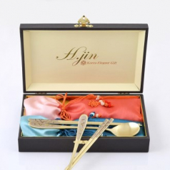 H.jin현진 카라 상감 티타늄수저세트