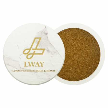 르웨이 규조토 컵받침 티코스터 원형 사각형 #3