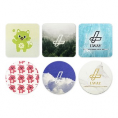 르웨이 규조토 컵받침 티코스터 원형 사각형