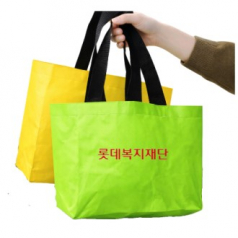3가지 사이즈 타포린 가방 쇼핑백 장바구니 소량 제작