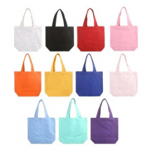 11컬러 손가방 미니가방 북파우치 캔버스 면가방