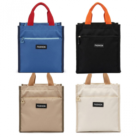 B210 데일리 투톤 캔버스 에코백 토트백 패션캐주얼 가방 인쇄 답례품 #3