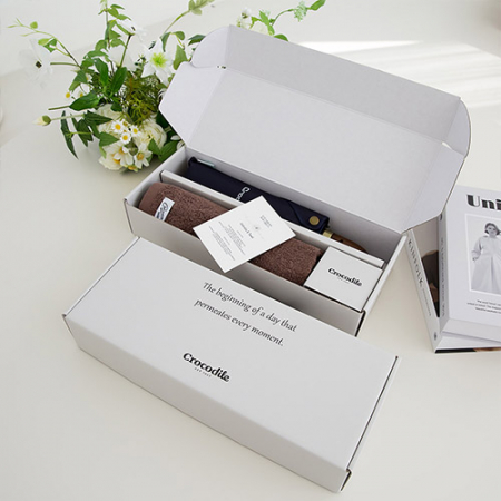 크로커다일 3단 60-10k 우드곡자 전자동 우산+심플 호텔 수건 [판촉물 답례품 기념품 선물세트] #5