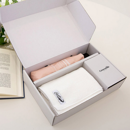 크로커다일 3단 레터링 암막 전자동 우산+심플 호텔 수건 [판촉물 답례품 기념품 선물세트] #5