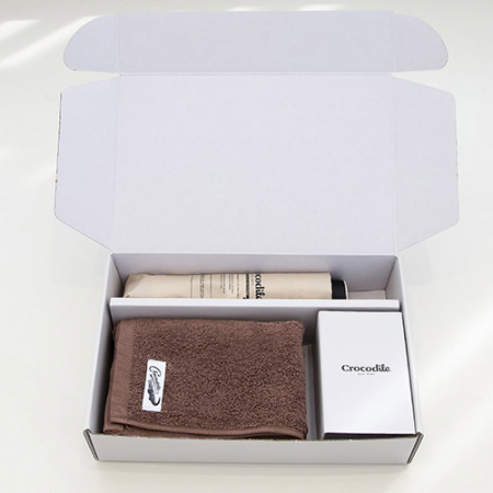 크로커다일 3단 레터링 수동 우산+심플 호텔 수건 [판촉물 답례품 기념품 선물세트] #4