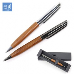 글빛 자연그린 원목 수성펜