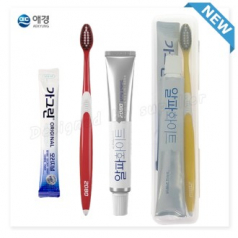 애경2080클린미세모 2080화이트치약 가그린1p 칫솔치약세트