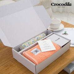 크로커다일 3단 비덴스 슬림 암막 우양산+시그니처 호텔 수건 [판촉물 답례품 기념품 선물세트]