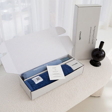 크로커다일 3단 65 자이언트 전자동 우산+시그니처 호텔 수건 [판촉물 답례품 기념품 선물세트] #3