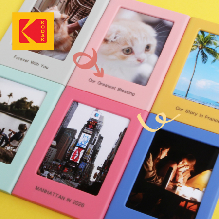 주문제작 코닥 사진 인화 냉장고 자석 마그네틱 포토 액자 문구 인쇄 인스탁스 미니 사이즈 10개입 #2