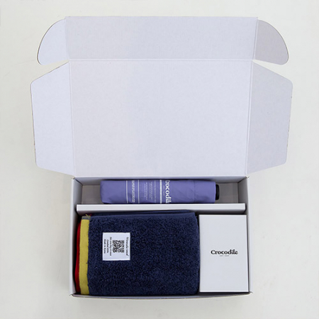 크로커다일 3단 초경량 레터링 카본 우산+투톤보다 호텔 수건 [판촉물 답례품 기념품 선물세트] #7