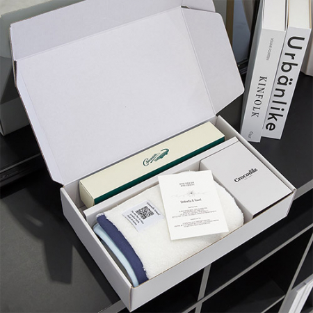 크로커다일 3단 초경량 레터링 카본 우산+투톤보다 호텔 수건 [판촉물 답례품 기념품 선물세트] #9