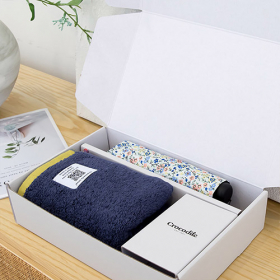 크로커다일 3단 네롤리 슬림 암막 우양산+투톤보다 호텔 수건 [판촉물 답례품 기념품 선물세트] #4