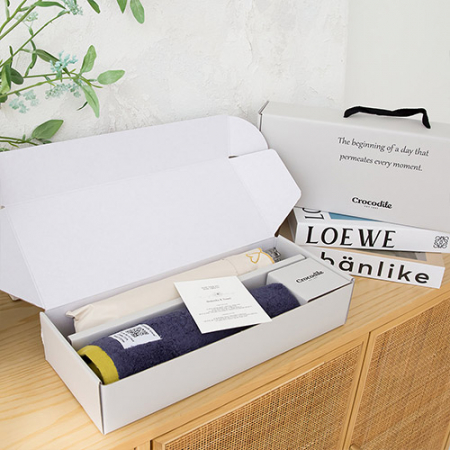 크로커다일 2단 하트자수 우양산+투톤보다 호텔 수건 [판촉물 답례품 기념품 선물세트] #5