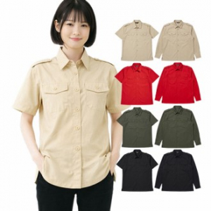 남성 여성 에플렛 워크웨어 카라 포켓 셔츠 (긴팔 or 반팔)