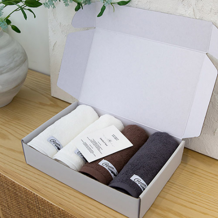 크로커다일 심플 호텔 수건 4장 선물세트 [판촉물 답례품 기념품 선물세트] #3