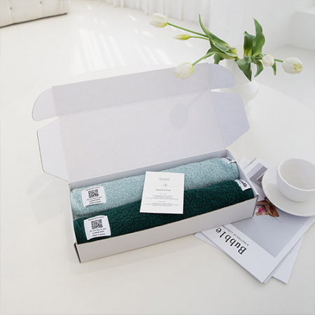 크로커다일 시그니처 호텔 수건 2장 선물세트 [판촉물 답례품 기념품 선물세트] #5