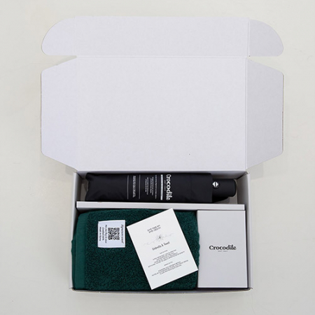 크로커다일 3단 레터링 암막 전자동 우산+시그니처 호텔 수건 [판촉물 답례품 기념품 선물세트] #7