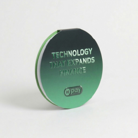 매직코팅 메모잇  원형 70x70 #2