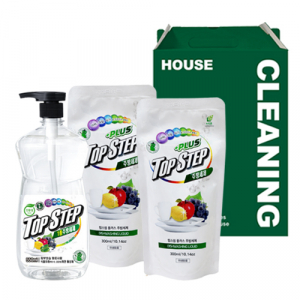 [탑스텝] 친환경 주방세제 기프트세트 3호 (본품550ml+리필 300ml 2개)