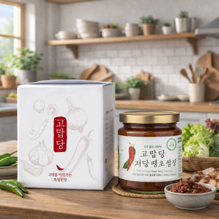 [고맙당] 국산 저당 땡초쌈장 250g -싱글기프트 #2