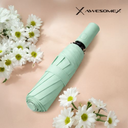 어썸엑스  UV차단 3단 완전자동 암막 파스텔 튼튼한 태풍 양우산 색상 5종 // 인쇄무료 #5