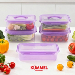 독일쿠멜 5세트10p 향균탈취 야채통 밀폐용기