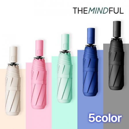 더마인드풀 3단 UV차단 완전자동 암막 파스텔 튼튼한 태풍 양우산 색상 5종 #2