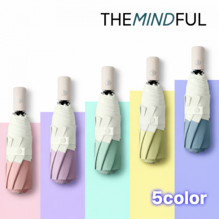 더마인드풀 3단 완전자동 암막 투톤 파스텔 양우산 색상 5종 #2