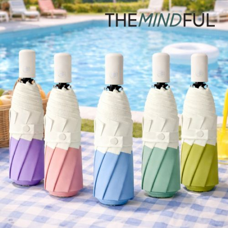 더마인드풀 3단 완전자동 암막 투톤 파스텔 양우산 색상 5종 #3