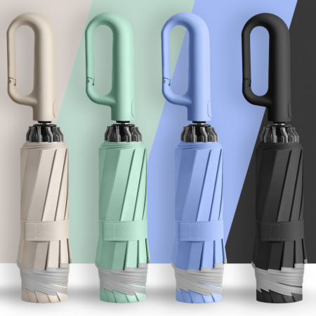 버브 3BU-02 10K 암막 버클형 거꾸로 3단 완전자동우산 #2