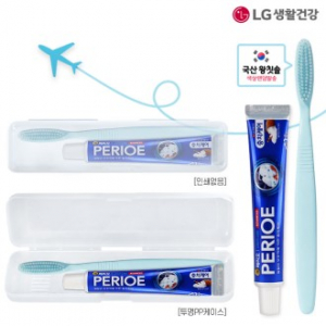 엘지 페리오치약50g 왕칫솔세트 PP투명
