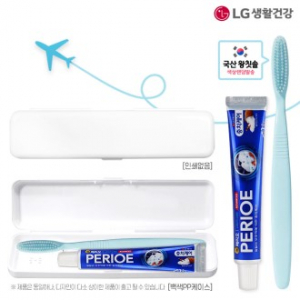 엘지 페리오치약50g 왕칫솔세트 PP백색